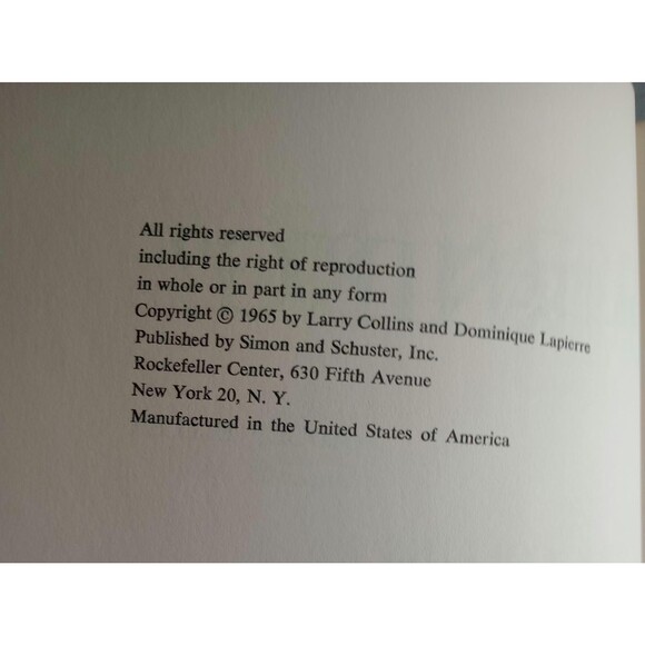 Vintage Edition of "Is Paris Burning?" by Collins & Lapierre | WWII History - Picture 4 of 6